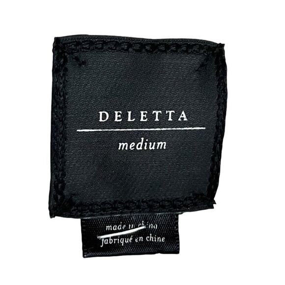 Deletta Anthropologie Womens Cream Textured Knit Sweetheart Neck Party Dress M - Picture 16 of 16